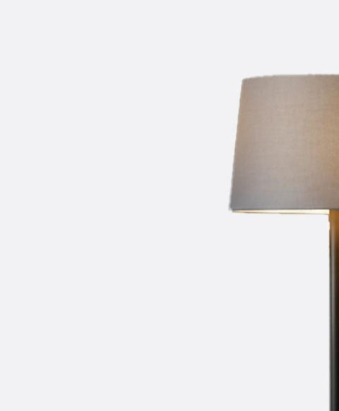 Modern Grey And Black Torchiere