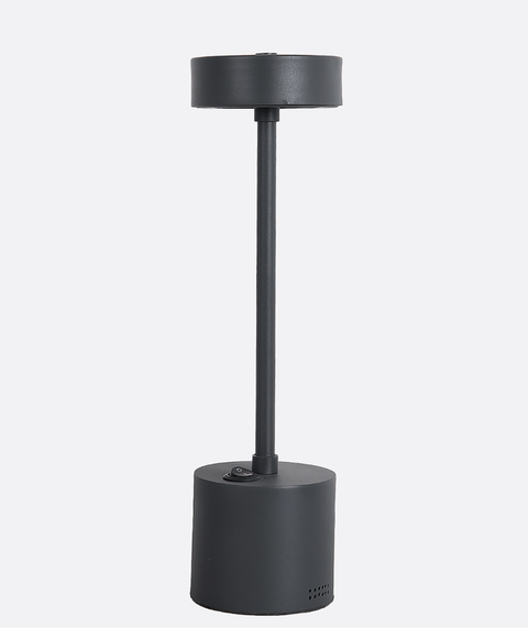 Grey Metal Table Lamp