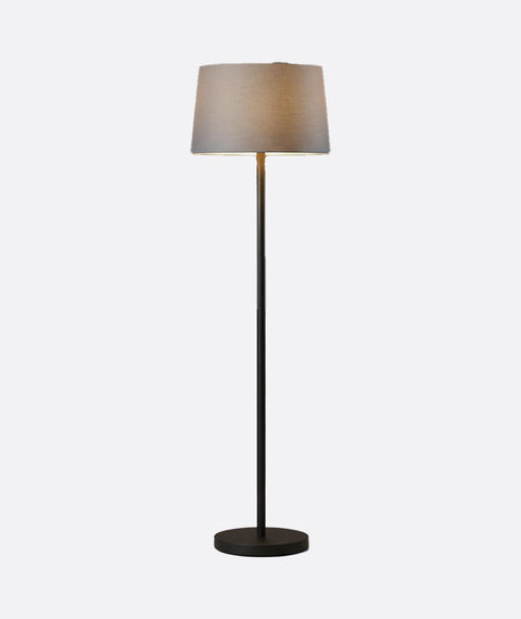 Modern Grey And Black Torchiere
