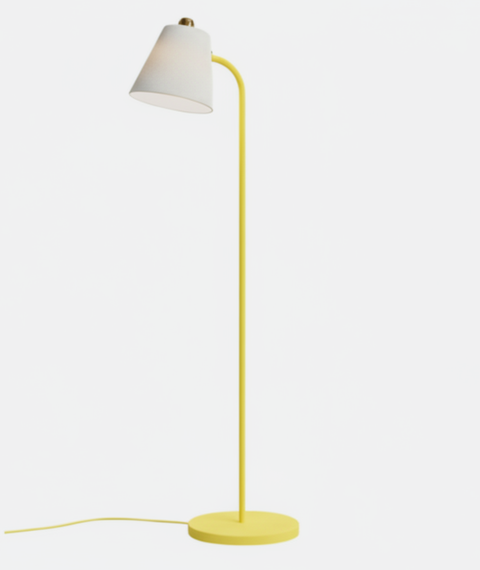 Minimalist Yellow Floor Lamp
