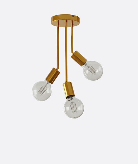 Minimalist Gold Ceiling Lamp