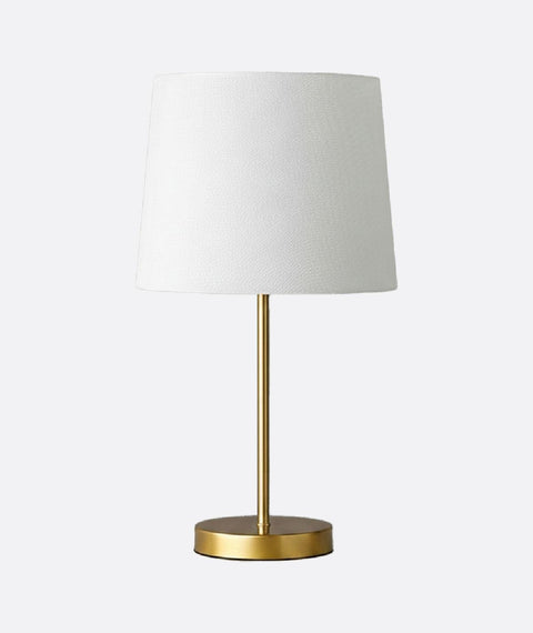 Classy White And Gold Table Lamp