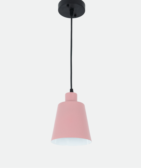 Industrial Pink Single Pendant