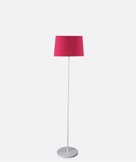 Modern White And Pink Torchiere