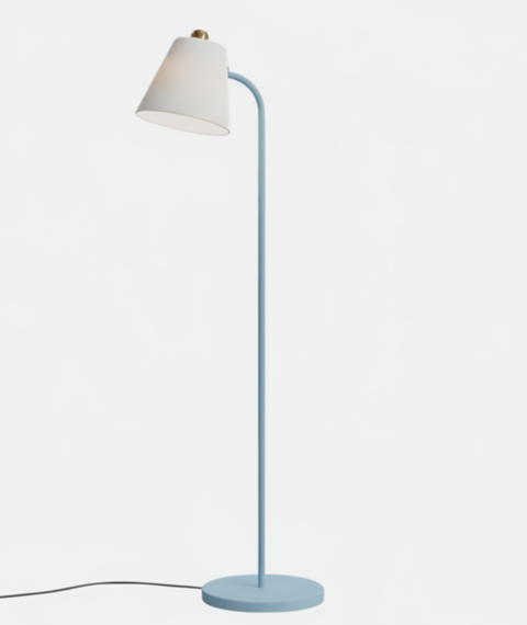 Minimalist Baby Blue Floor Lamp