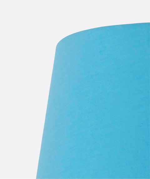 Modern White And Blue Torchiere