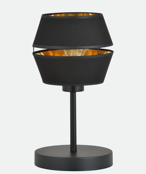 Black half circle Shade Table Lamp