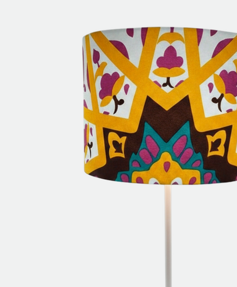 Printed Shaded Table Lamp