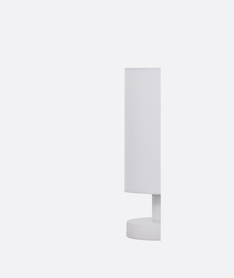 Modern White Cylinder Table Lamp
