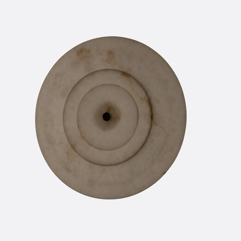 Circular Marble Wall Sconce