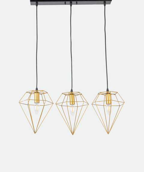 Modern Geometric Track Pendant Light