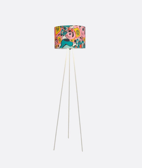 Decorative Kids White Floor Light