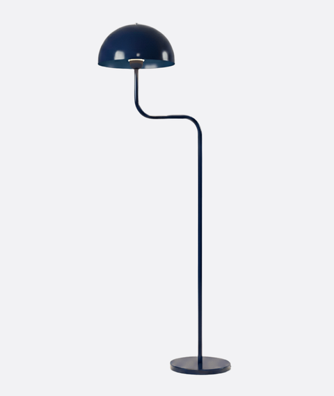 Navy Blue Playful Floor Lamp