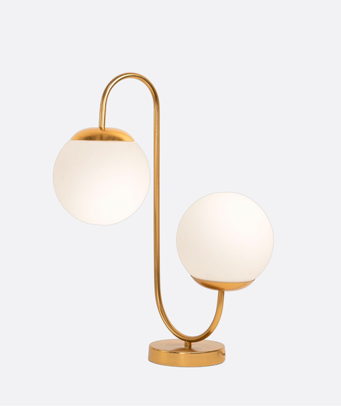 Modern Glass Globe Table Lamp