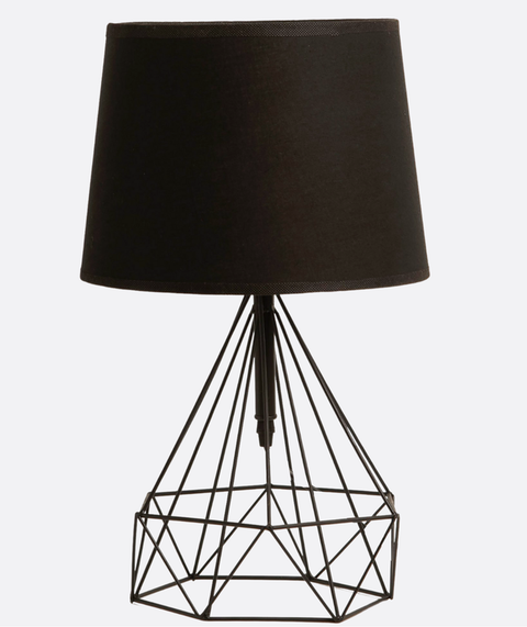 Geometric Black Shade Table Lamp