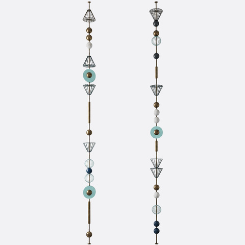 Modern Pharaonic floor-to-ceiling Partition
