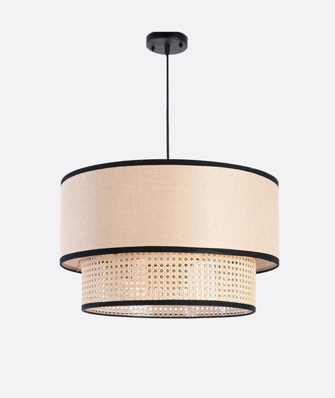 Modern Rattan Single Pendent