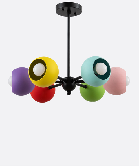 Multi Color Sputnik Chandelier