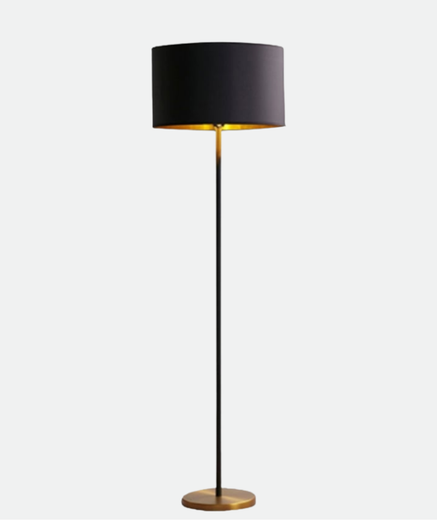 Classic Black & Gold Torchiere