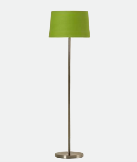 Modern Green And Silver Torchiere