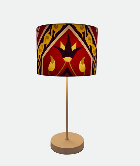 Printed Shaded Table Lamp