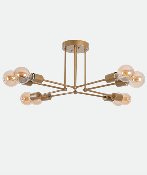 Islamic Gold Branched Chandelier