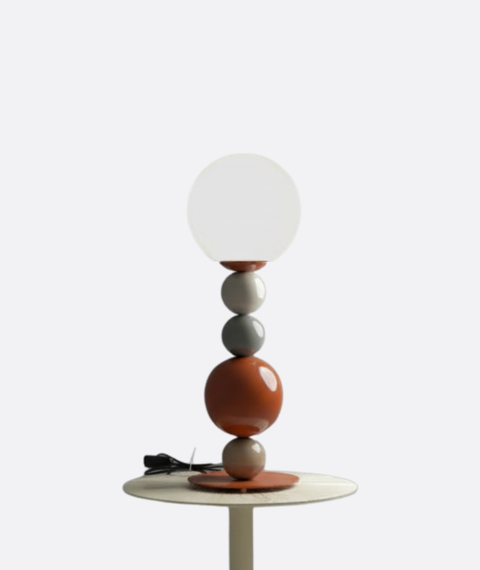 Metal Table Lamp with balls