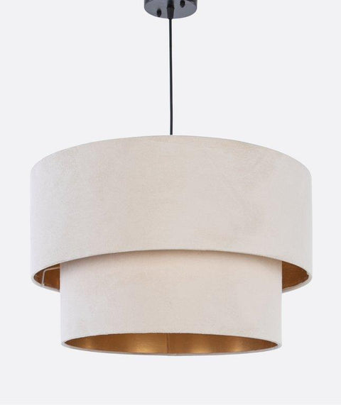 Contemporary Beige Shade Pendant Ceiling