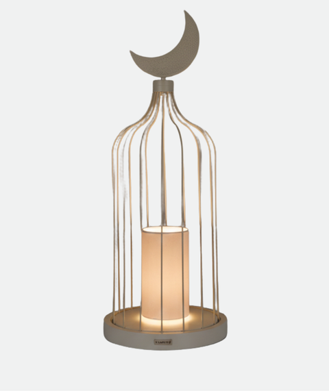 Light Biege Islamic Table Lamp