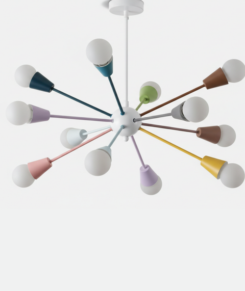Multi Color Sputnik Chandelier