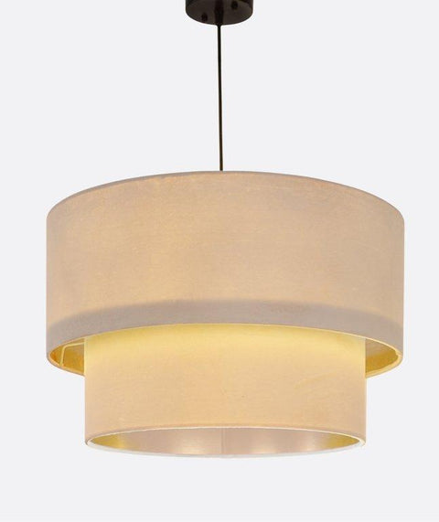 Contemporary Beige Shade Pendant Ceiling