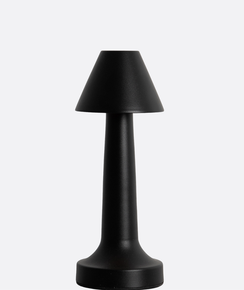 Metallic Black Table Lamp