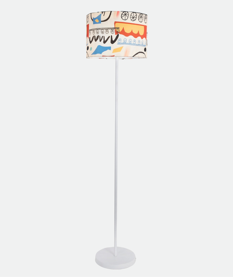 Minimal Printed Floor Lamp