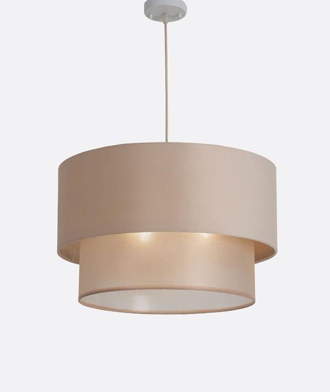 Modern Biege Shaded Pendant