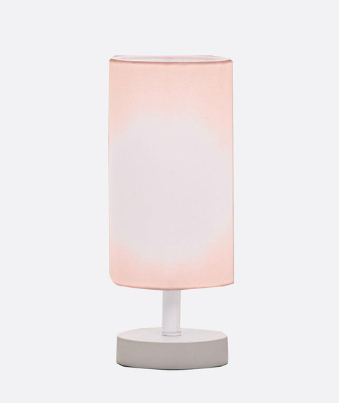 Modern Pink Powder Cylinder Table Lamp