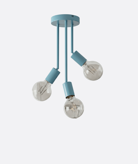 Minimalist Blue Ceiling Lamp