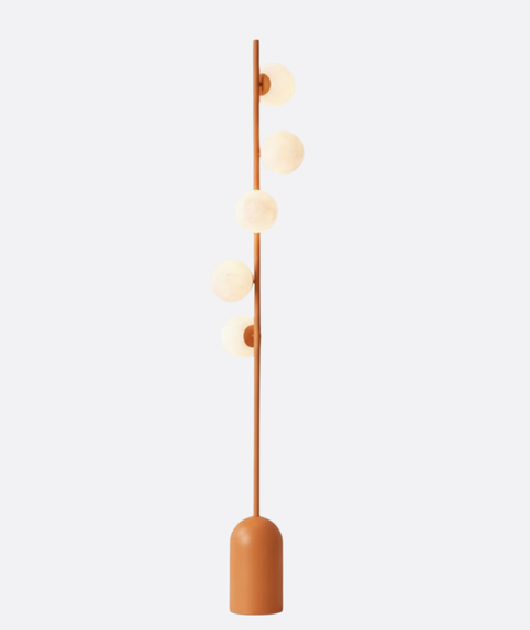 Modern Orange Floor Lamp