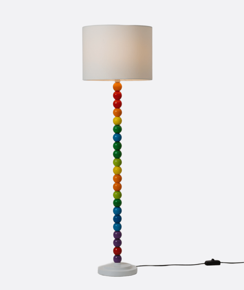 Stylish Multicilor Wooden Floor Lamp