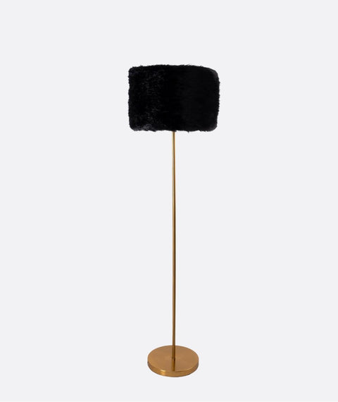 Stylish Gold & Black Torchiere