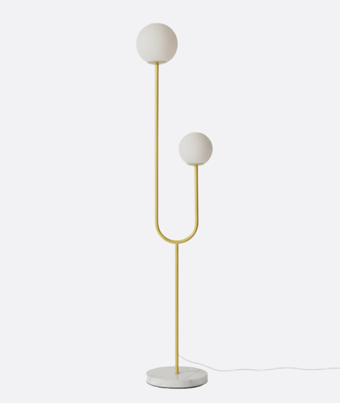 Modern Yellow Minimalist Floor Lamp