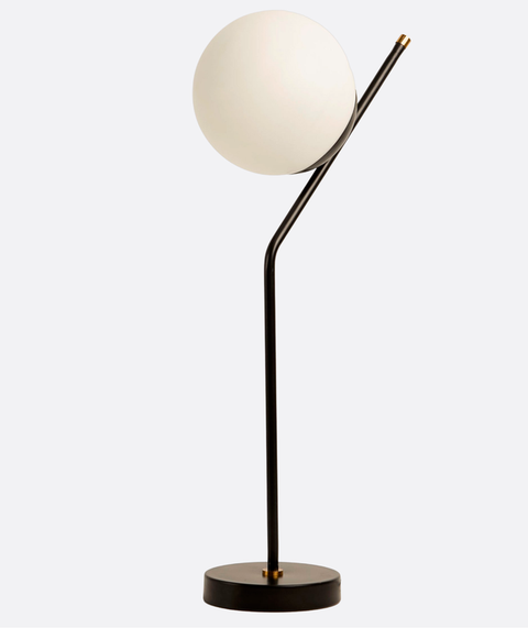 Soft Glow Accent Black Table Lamp