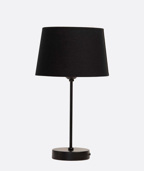 Minimal All Black Table Lamp