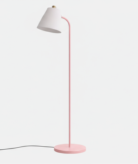 Minimalist Pink Floor Lamp