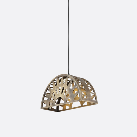 Pharaonic bronze LED ceiling pendant