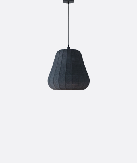 Dark Blue Handmade Shaded Ceiling Pendant