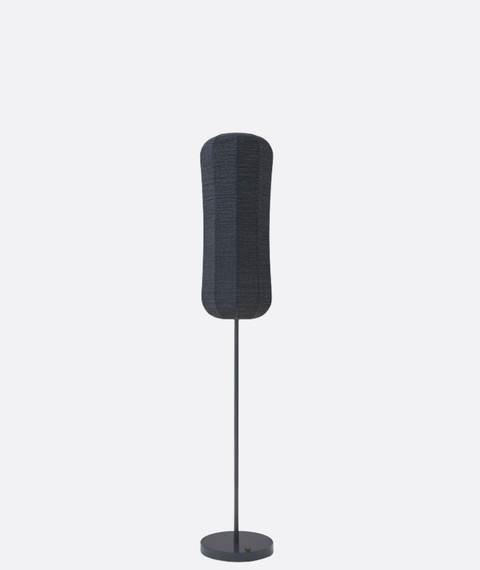 Minimalist Fabric & Wire-Shade Lamp