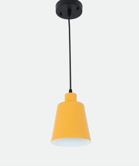 Playful Yellow & White Pendant