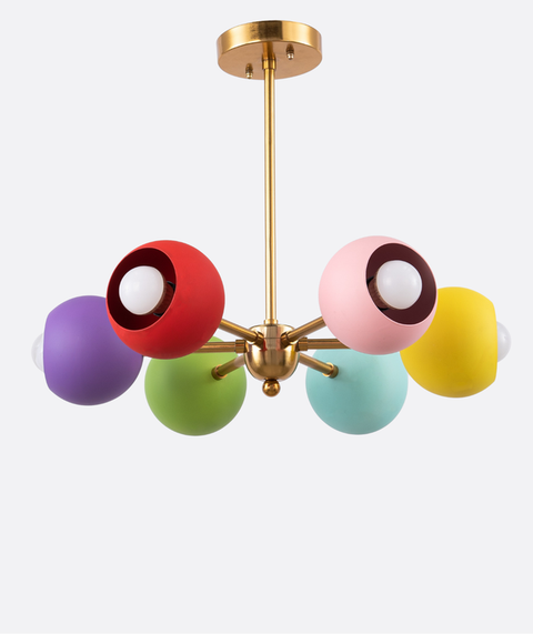 Multi Color Sputnik Chandelier
