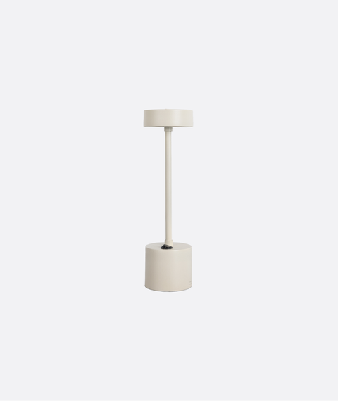 White Metal Table Lamp