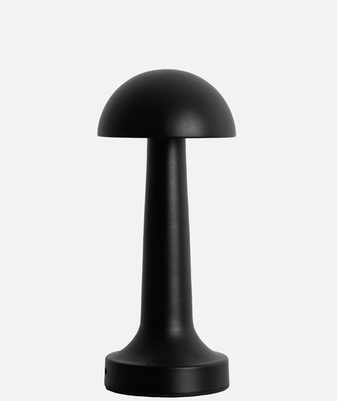 Black Half Sphere LED Table Lamp